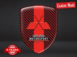 Mitsubishi Vinyl Logoaufkleber Pro Max Langlebig Stilvoll Design